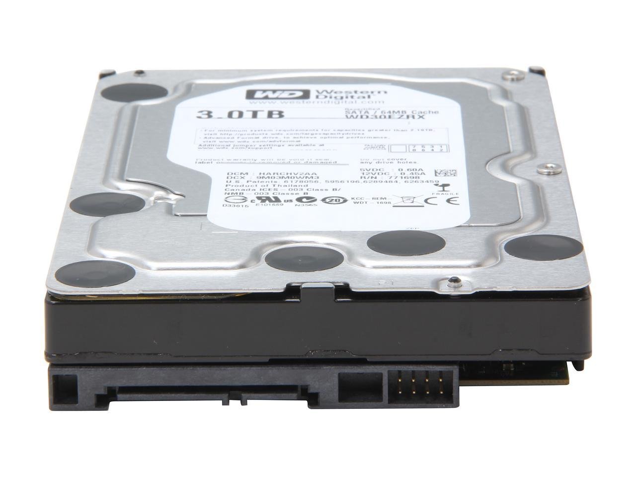 Amazon.com: Western Digital WD Green WD30EZRX 3TB IntelliPower