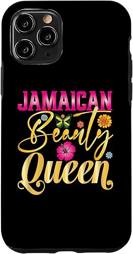 Vista 26 de Funda para iPhone 11 Jamaican Beauty Queen Jamaica Flag Jamaica Girl Souvenir