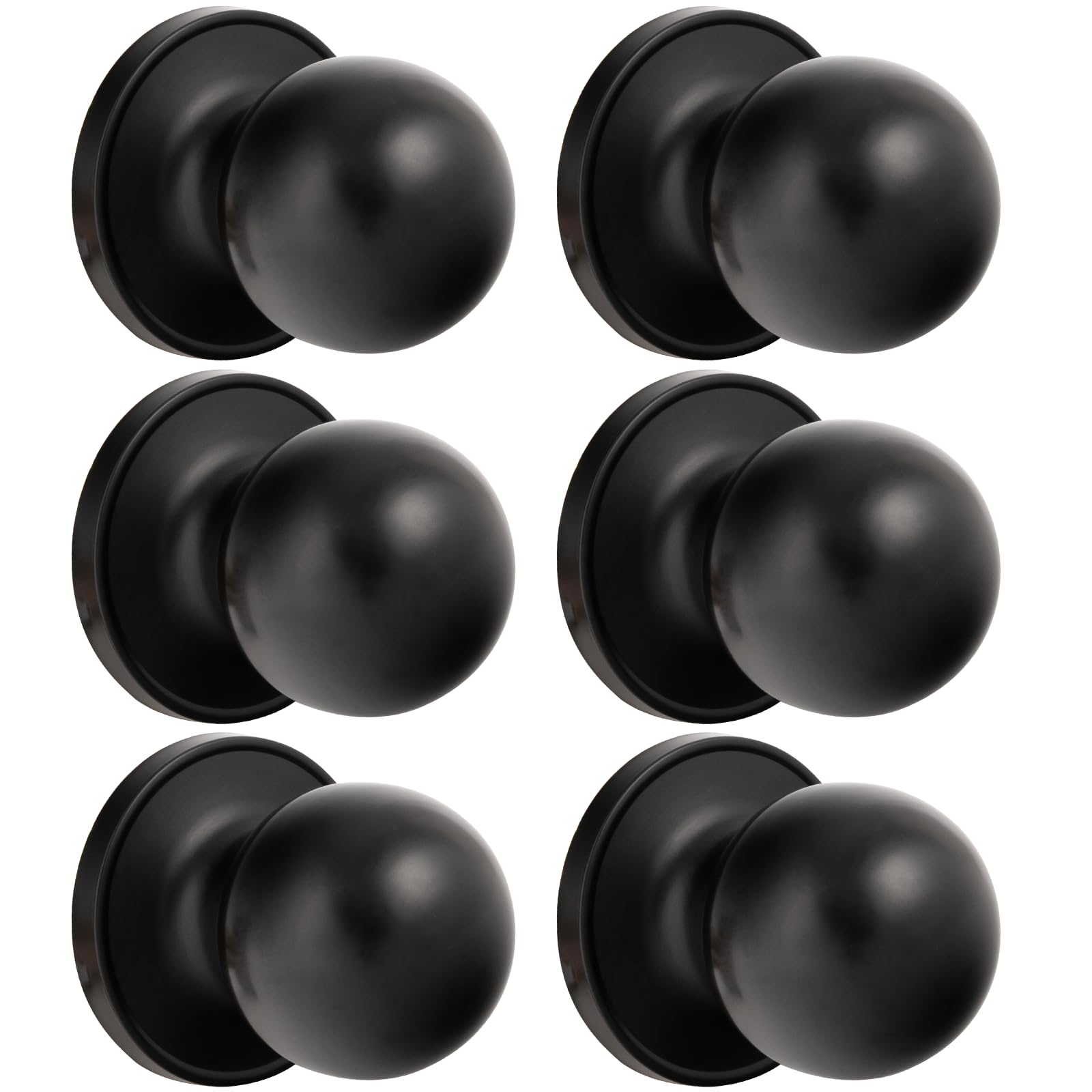 Privacy Door Knobs with Lock - 2 Pack Satin Nickel -24 Privacy Door Knobs with Lock - 2 Pack Satin Nickel -24