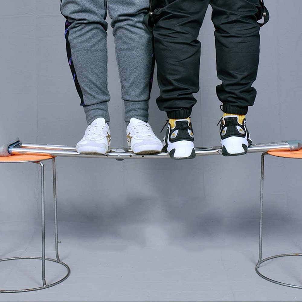 Muletas De Niños Muletas Plegables Axilares, Muletas Ortopédicas para Caminar, Muleta Axilares Regulables, Longitud para Niños 110-135cm, Muletas De Antebrazo Da Aluminio (Color : Aluminum, Siz