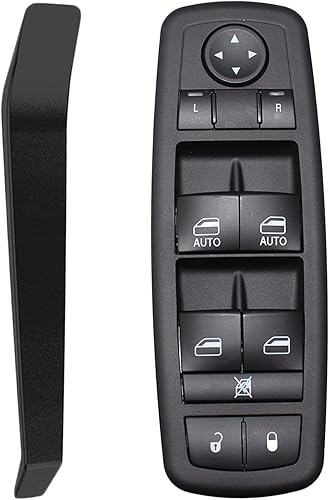 Miniatura 4 de LEVANLIGHT Interruptor de espejo de ventana eléctrica principal compatible con Chrysler 300 2015-2019 Ram 1500 2019 Dodge Charger 2015-2018