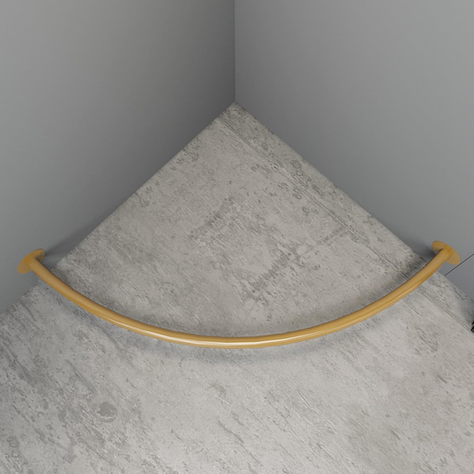 Corner Changing Room Curtain with Gold Rods, Wall Hanging Dressing Room for Clothing Store/Theaters/Cloakroom/Show Backstage, Portable Privacy Room Divider(Gold Rod,90 cm(35 2/5 in))