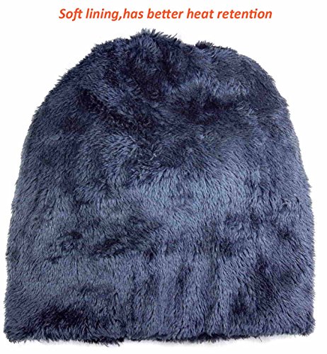Image of Winter Beanie Scarf for Boys Girls (5-12 Years) Hats Circle Scarf Kids Slouchy Skull Cap