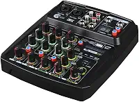 Custom Sound CMX4CC - Mesa de Som 4 Canais com Interface USB, Bluetooth e Efeitos - Preta