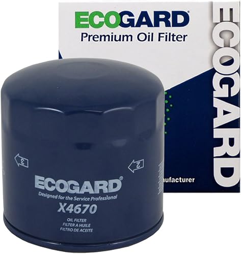 ECOGARD X4670 Filtro de aceite de motor giratorio prémium para aceite convencional compatible con Dodge Ram 1500 5.7L 2003-2007, Ram 1500 4.7L