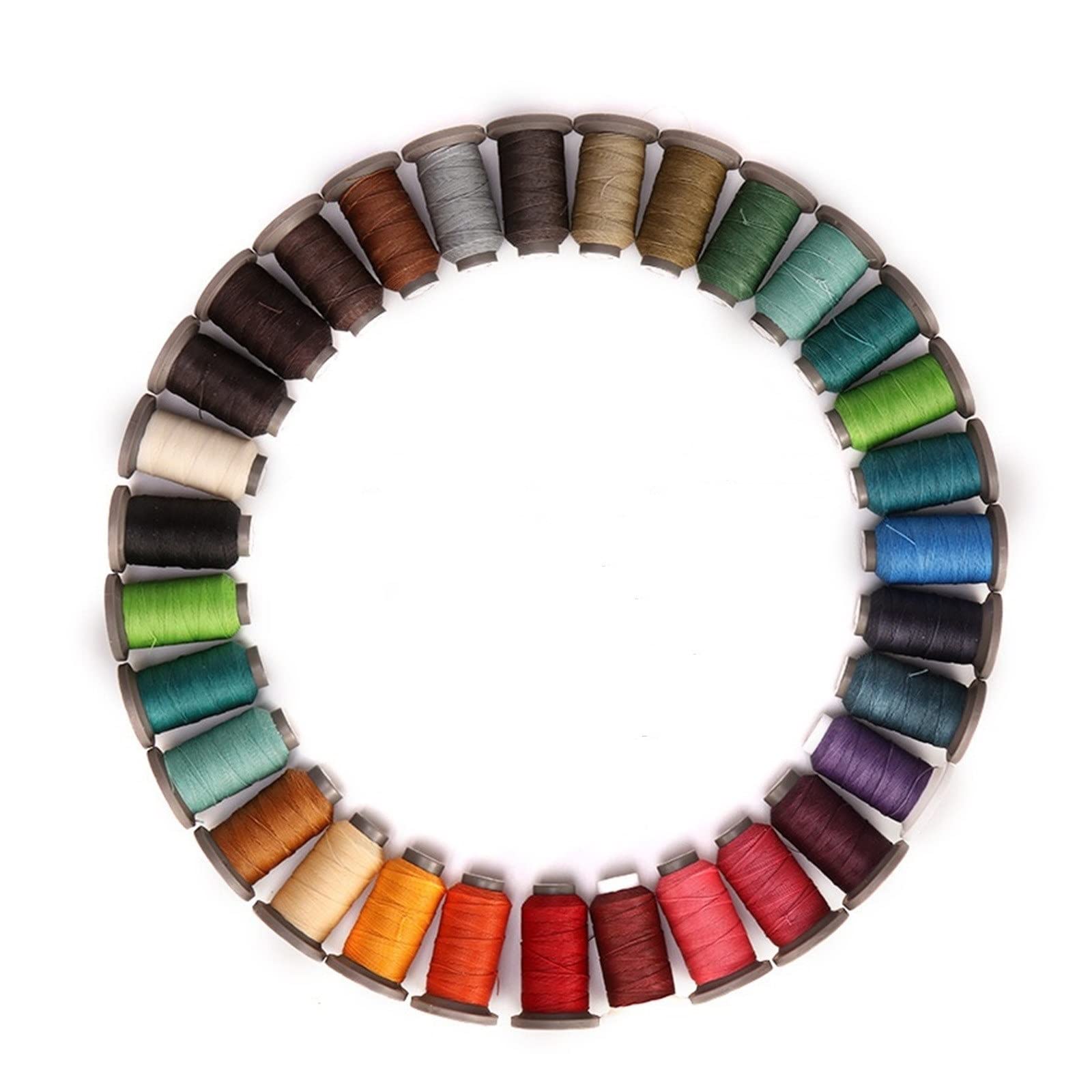 Bestewelry 120 Stks Koreaanse Gewaxt Polyester Koord Armband Maken Kleurrijke Verstelbare Vriendschap Armband 40 ~ 70mm Binnendiameter voor DIY Ambachten Sieraden Maken 12 Kleuren