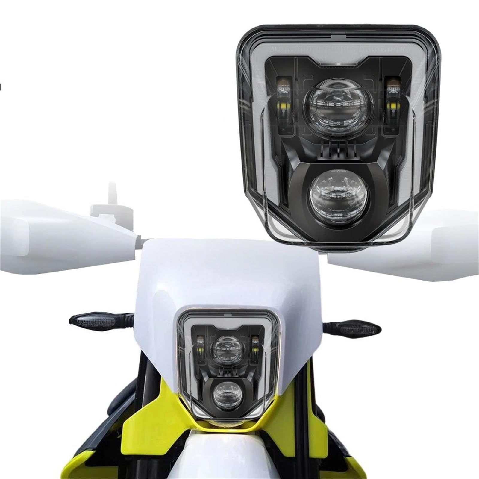 Moto Proyector Para Faro Para Motocicleta Con Luz LED DRL