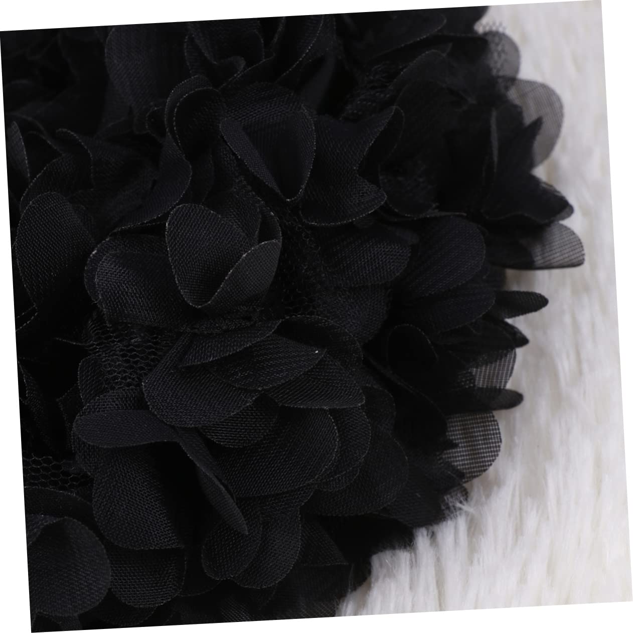 VANZACK 3piezas Gorro De Natación Forma De De para Mujer Diseño Elegante Color Negro Cómodo y Antideslizante para Piscina y Baño