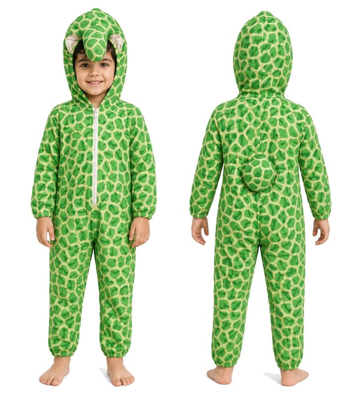 Image of Animal Costume for Kids | Plush Fancy Dress Costume for Boys & Girls |School Fancy Dress, Annual Day, Jungle Theme, Role Play, Halloween & Birthday Party