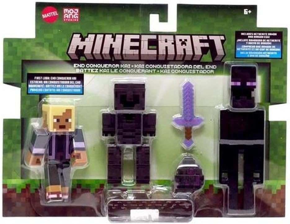 Minecraft Vanilla Conqueror Kai Action Figure 3.25" for Ages 6 and Up