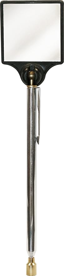 MAG-MATE 301G240 Telescoping Square Glass Inspection Mirror & Pickup Magnet