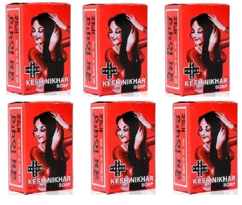 Image of kesh nikhar soap 75 grm pack of 6