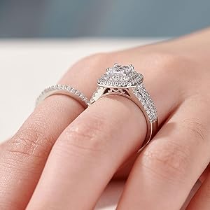 Amazon.com: Newshe Jewellery Cubic Zirconia Wedding Rings Amazon.com: Newshe Jewellery Cubic Zirconia Wedding Rings