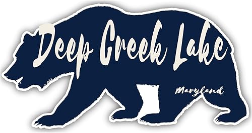 Deep Creek Lake Maryland Souvenir - Imán para nevera (3 x 1.5 pulgadas) disponible en Yaxa Venezuela