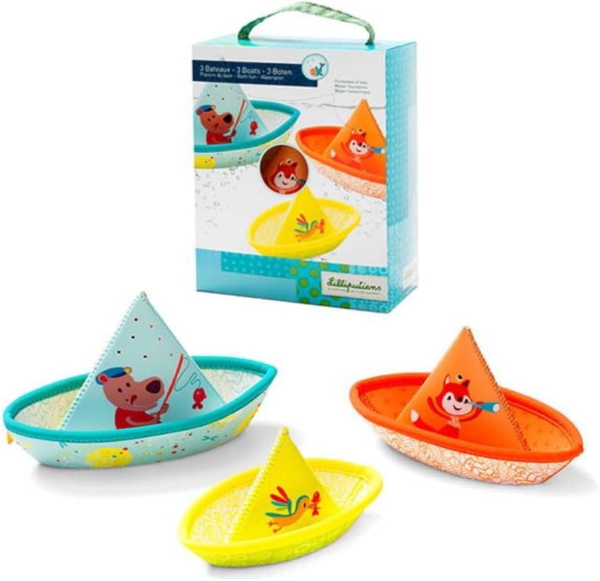Bath Toy Small Floating Boats Lilliputiens Toys & Games