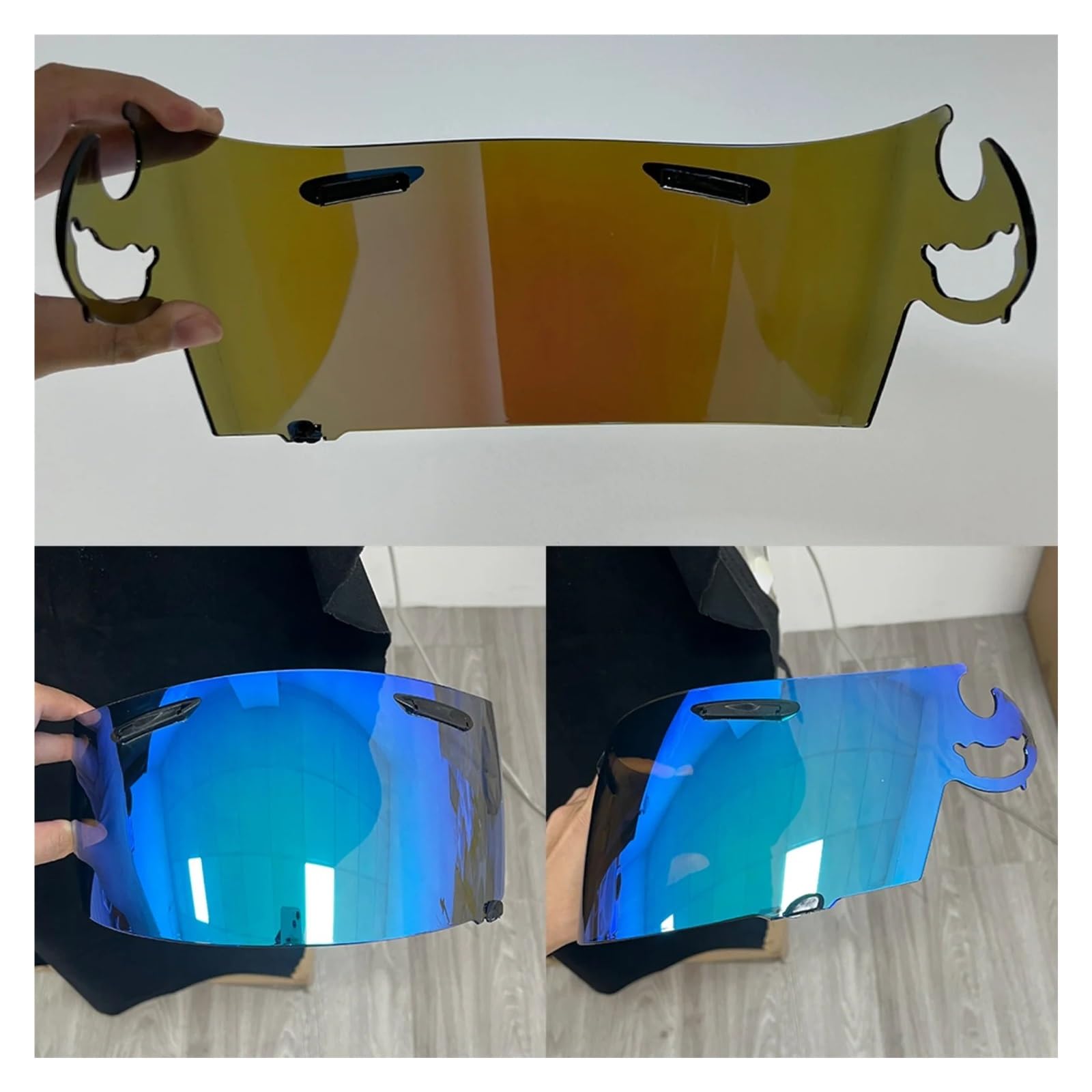Visor For ARAI RR5 RX-7 RX-7RV For Quamtum-J For Astro-IQ For Rapide-IR Shield Helmet Lens,Revestimiento de Espejo