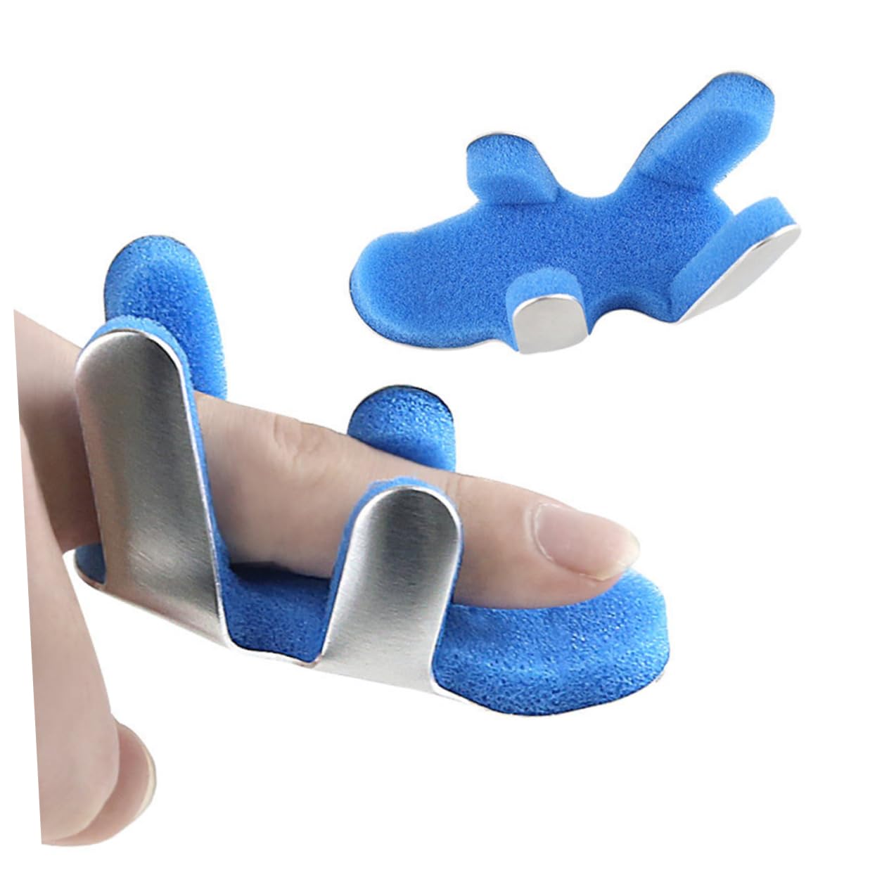 Abaodam 1Pc Finger Support Brace Flexible Aluminum Alloy Finger Sleeve with Sponge Padding for Comfort and Protection for Injury Prevention and Joint Support
