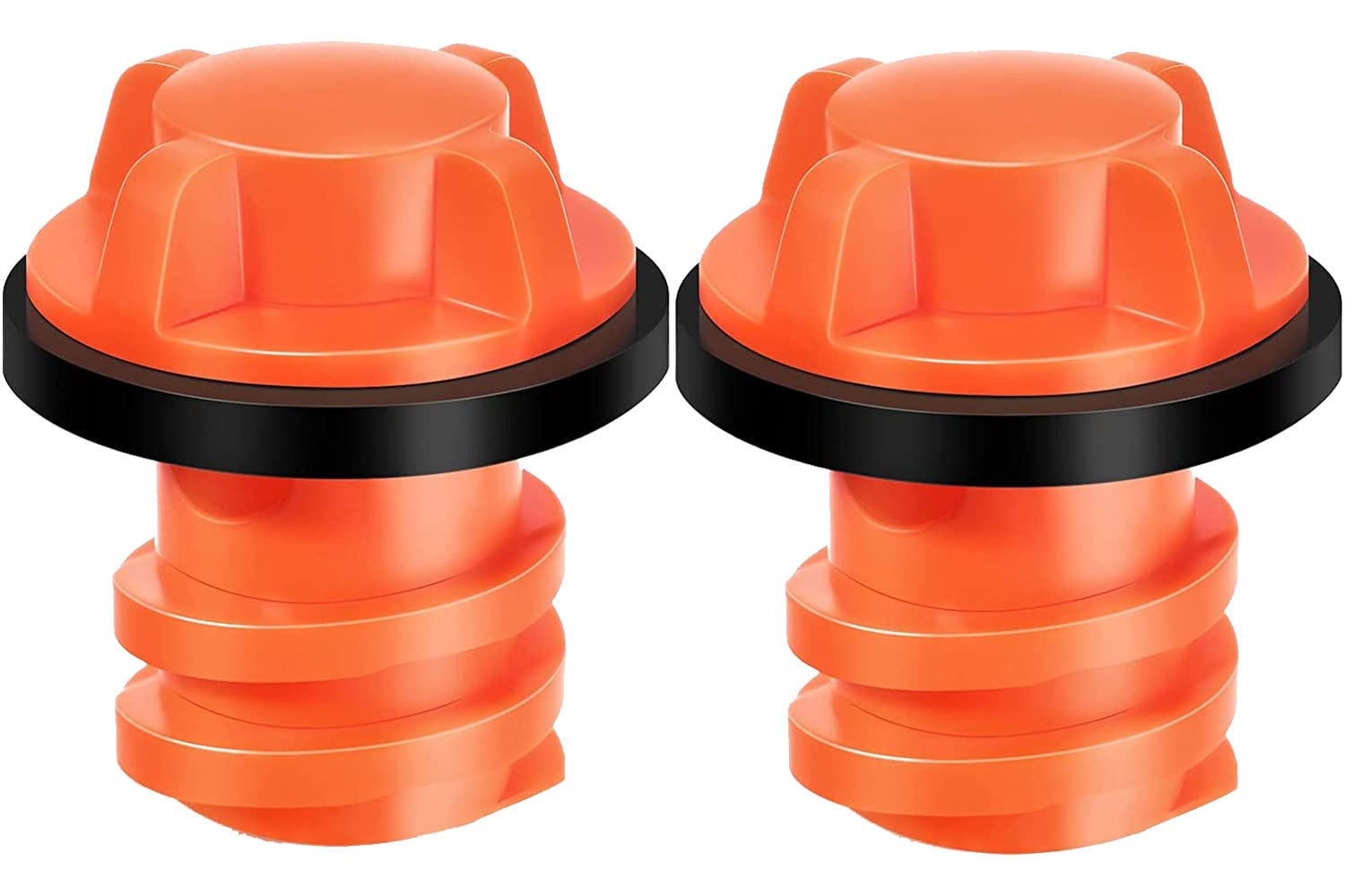 ExceforeCooler Drain Plug Replacement Parts Cooler Accessories Kit Compatible with Most Major Brands Drain Plugs with Leak-Proof Design (2PACK)