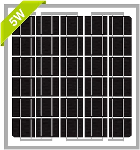 Miniatura 6 de Newpowa Kit de panel solar de 25 W 5 piezas de 5 W vatios 12 V voltios panel solar monocristalino mantenimiento de batería módulo fotovoltaico de
