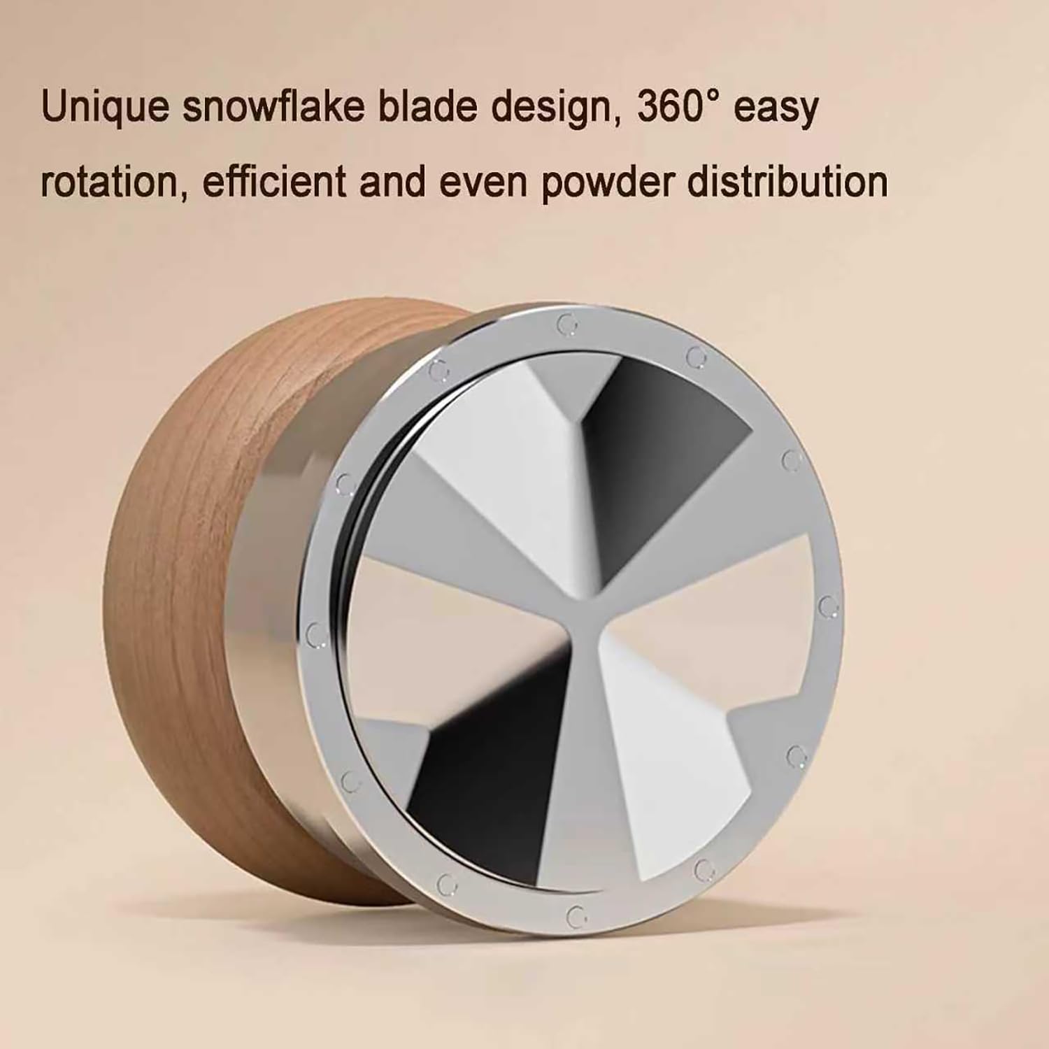 Juego de prensador y distribuidor de espresso de 58 mm, nivelador de café con resorte, accesorios 2 en 1 para cafetera, perfecto para preparación de espresso