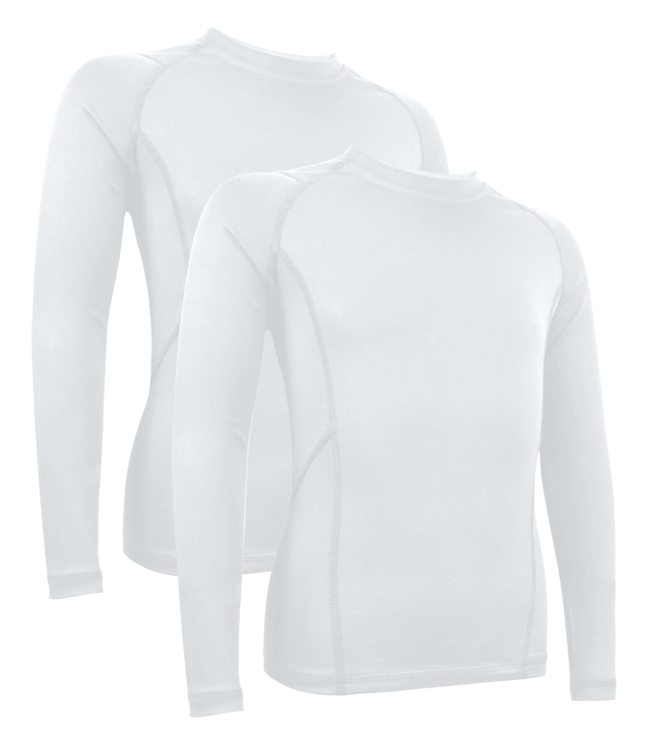 TeGlraddix Boys Girls Compression Shirt Long Sleeve Athletic Sports Baselayer Youth Baseball Football Undershirt