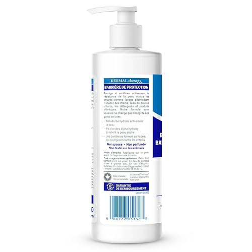 Miniatura 6 de Dermal Therapy Loción protectora de barrera – Protege la piel de irritantes e hidrata con 10% de urea – Ideal para eczema, guantes, nadadores y más