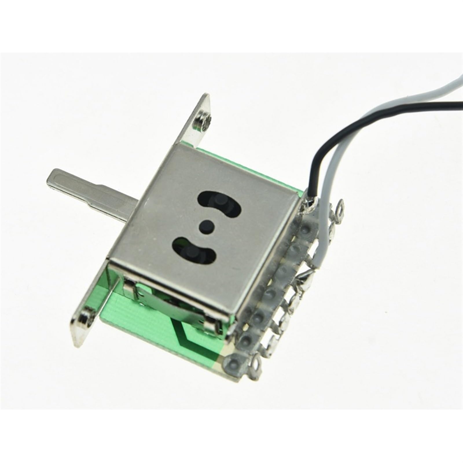 Arnés De Cableado Guitarra Circuito De Potenciómetro De 250 K/500 K Para Arnés De Guitarra 1V1T (1B, 1A) Con 3 Tapas Y 2 Tornillos(500K)