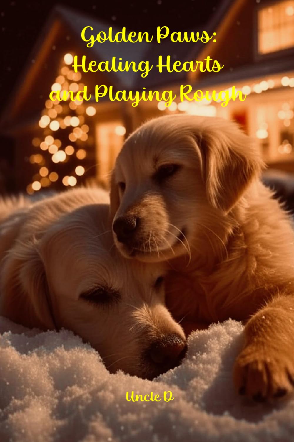 Golden Paws: Healing Hearts and Playing Rough (The Lost Dog and The Stranger)