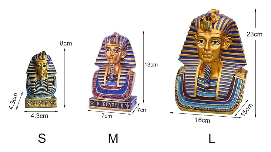 Amazon.co.jp: BOSUGE、古代エジプトのファラオの像の装飾品