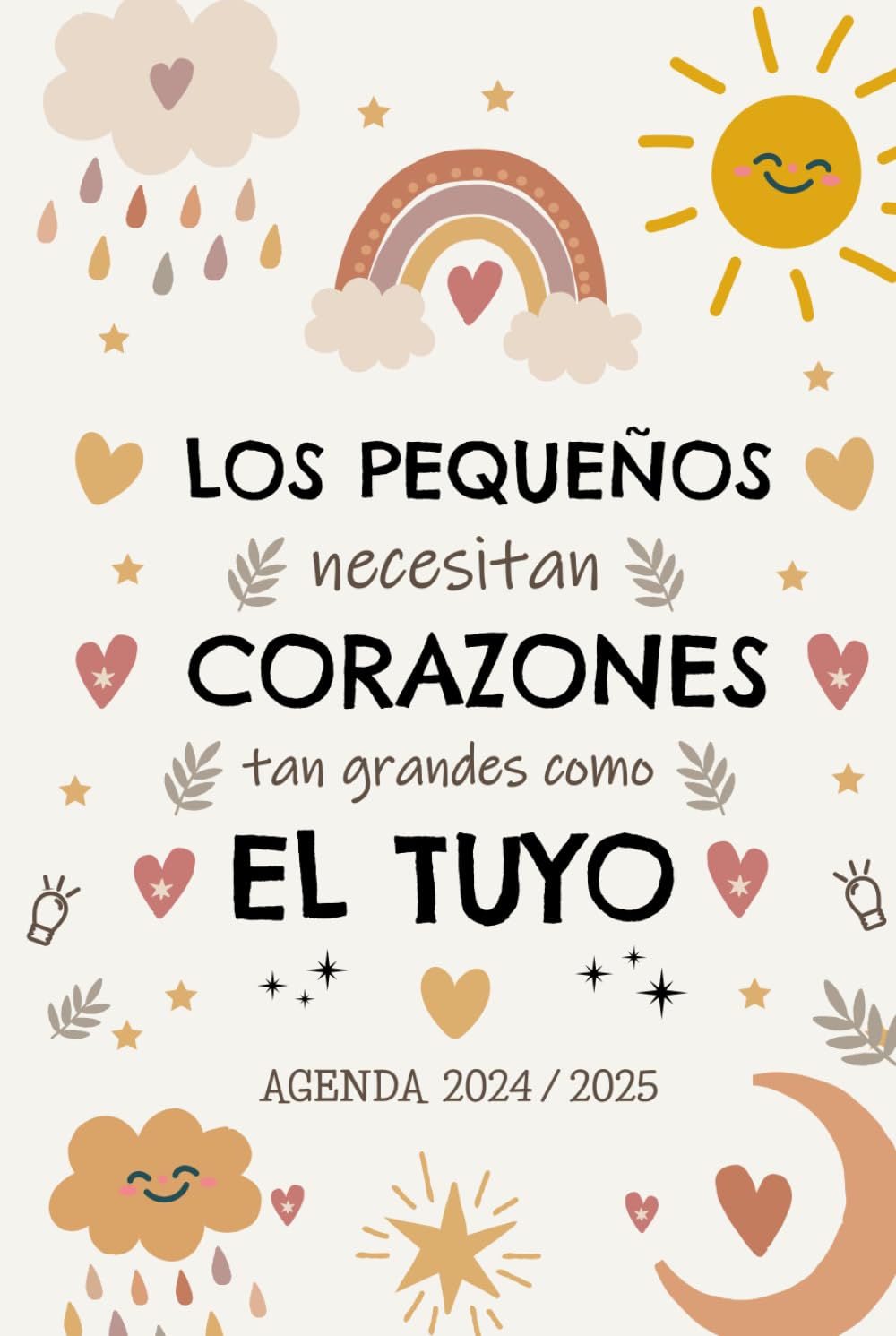Agenda Profesora 2024 2025 A5: Regalo para maestra de infantil | planificador semanal y mensual | una semana en dos páginas | 12 meses | cuaderno del profesor 2024/2025 | formato pequeño
