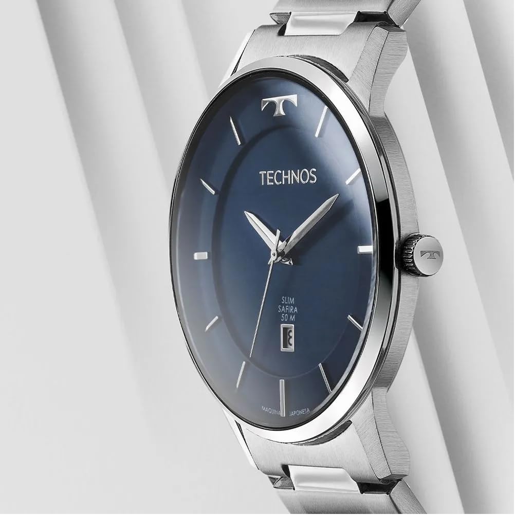 Relógio Technos Masculino Slim Prata - GM10YQ/1A