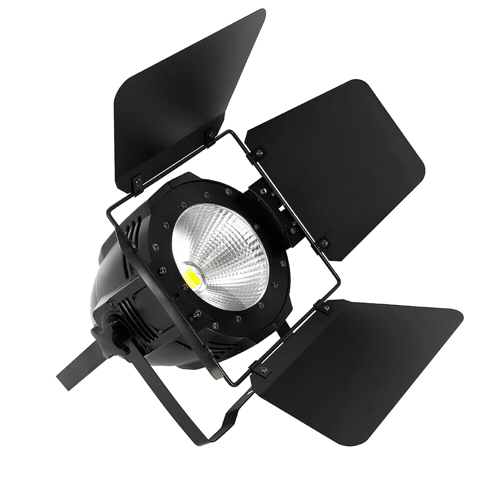 ‌200W LED Bühnenlicht COB Scheinwerfer, Professionelle Theater- & Studio-Beleuchtung, Stroboskop-Effekt, Tragegriff & Kühlkörper für Konzerte, Events, DJ-Party, Inkl. Stromkabel