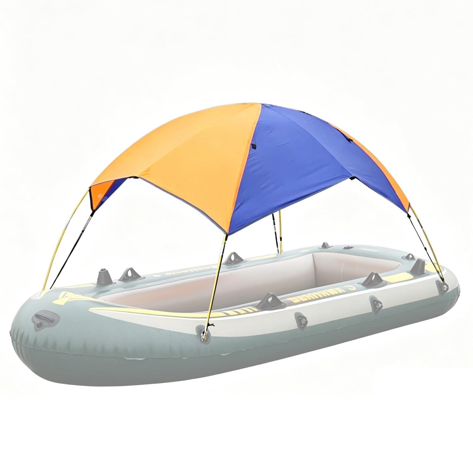 Tendalino Barca, Tendalino per Gommone, Tessuto Oxford 600D, con Custodia per Riporlo, per Gommoni da 2-4 Persone(190x151.5cm/75x59.6in)