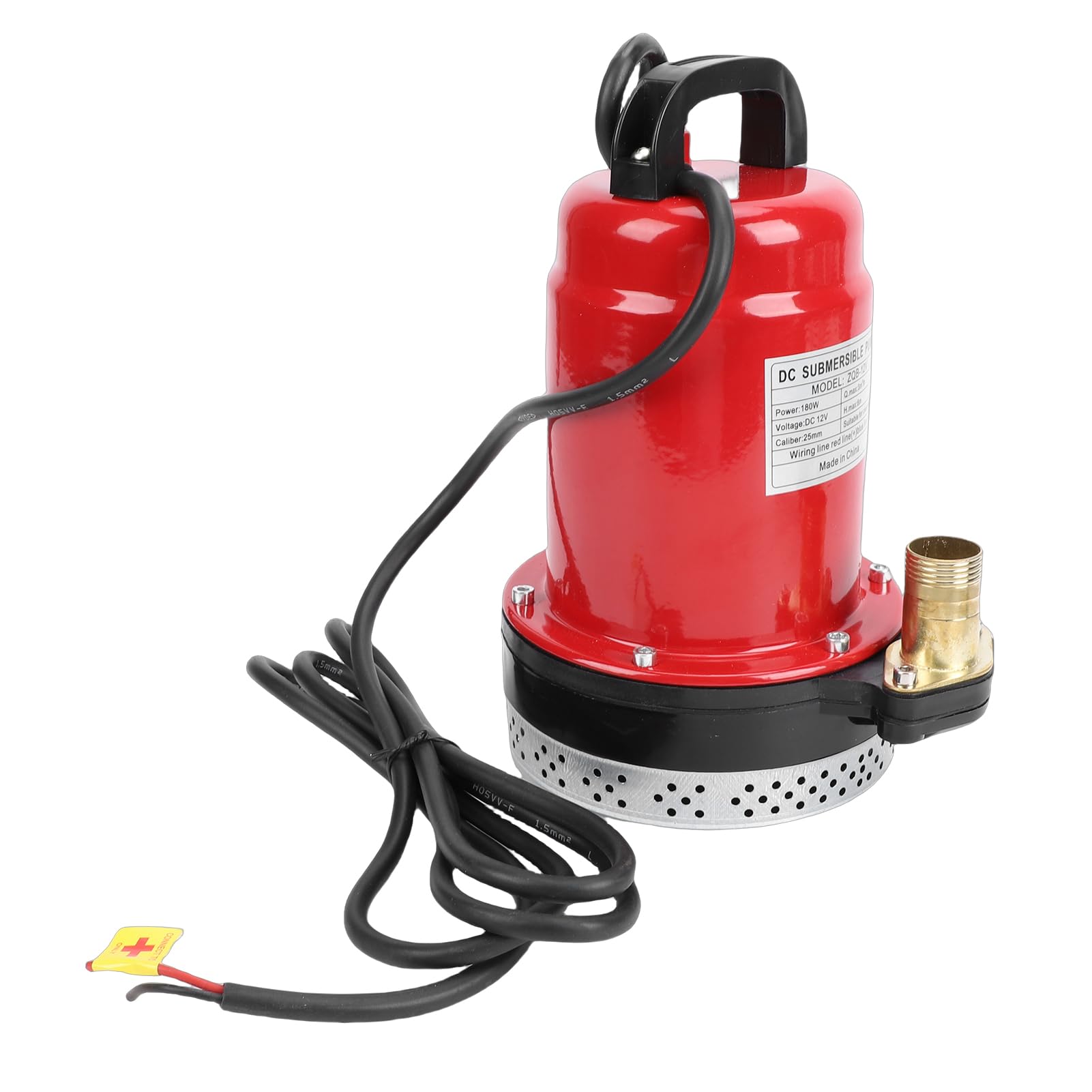 Ausla Pompa Głębinowa na Prąd Stały, Pompa Głębinowa ze Stali Nierdzewnej 180 W, Wylot 8 M, 1 Cal, Przepływ ³h, Niski Poziom Hałasu W Rolnictwie, Nawadnianie Ogrodu, Staw, Basen, Transfer Wody