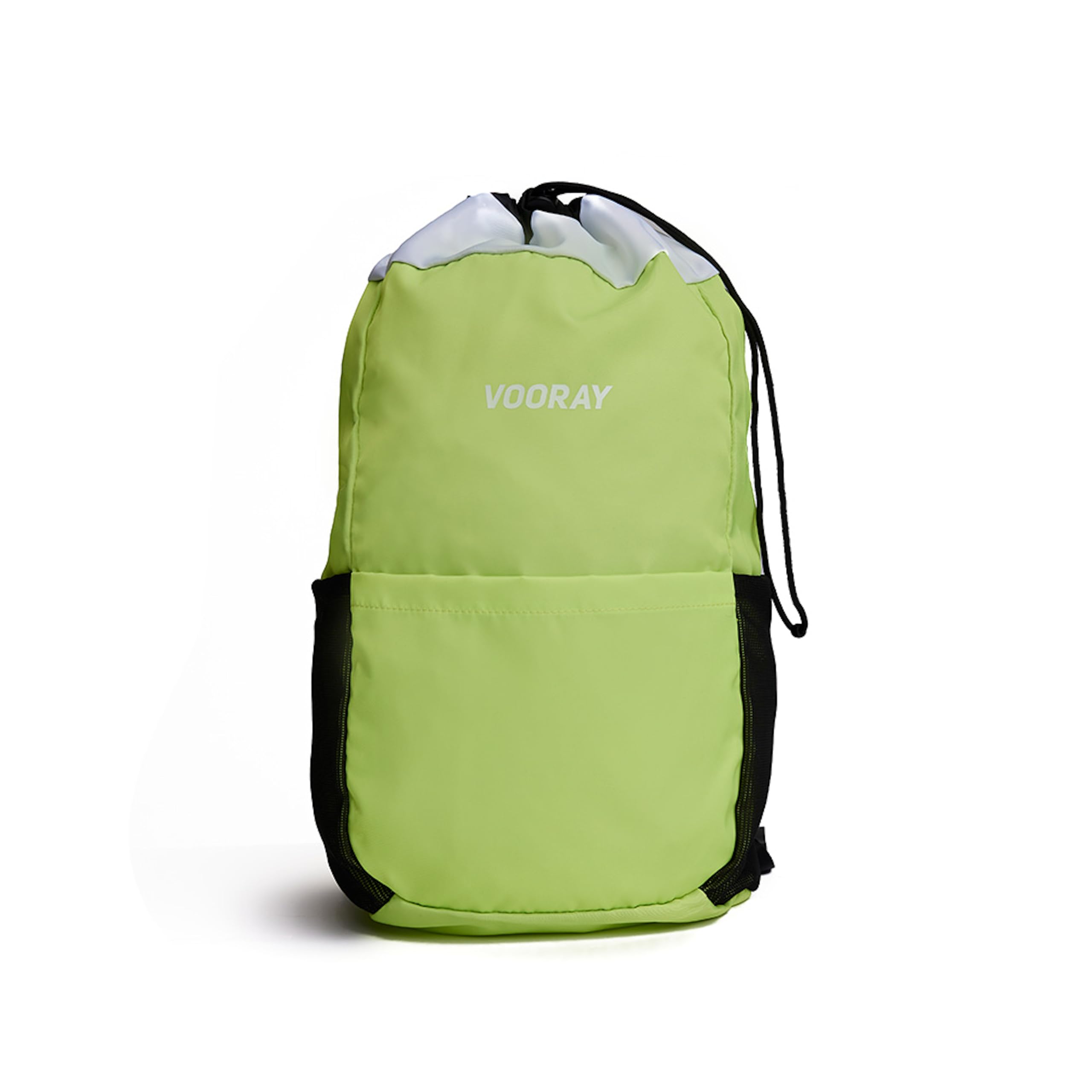 VOORAY - Cinch Sports Backpack for Men and Women - Drawstring Bag with Front Zip Pocket, Multiple Pockets, 19 Liter Capacity - Ideal as Athletic