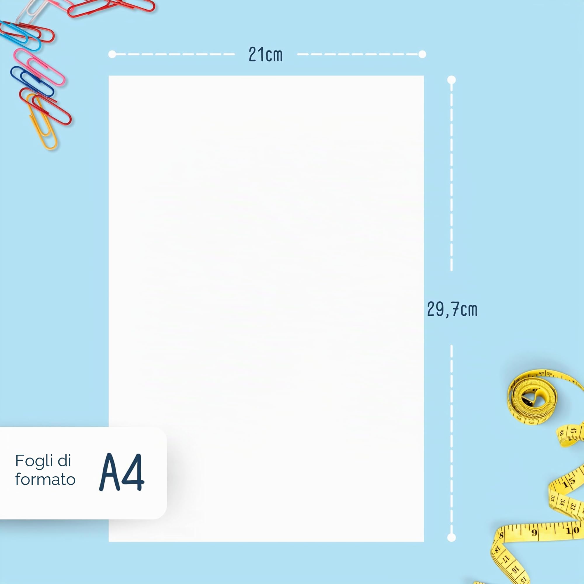 Fogli A4 80g carta premium multiuso per stampanti laser inkjet fotocopiatrici ufficio casa 100 fogli