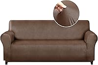 Vista 12 de molasofa Funda de sofá extragrande para decoración del hogar, suave funda de sofá de 3 cojines para sofá, funda de elastano similar al cuero. Funda