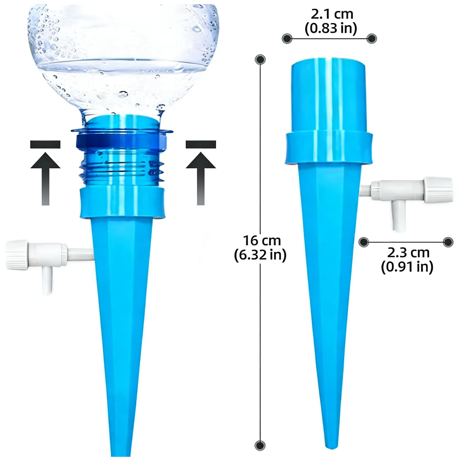 Arrosage Goutte à Goutte Universel Système Automatique Intérieur Extérieur avec Vannes de Régulation Jardin 10 Pièces