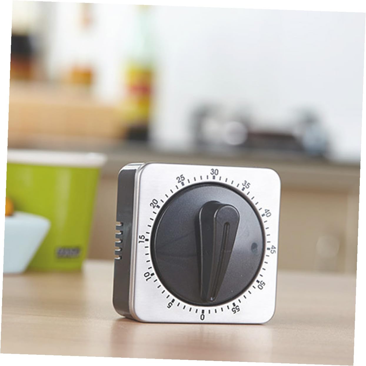 Alipis 3st Sport-Timer Magnetischer Timer 60 Minuten Mechanischer Zeitschaltuhr Für Zu Hause Mechanische Zeiterinnerung er Koch Erinnerung An Den Koch Black