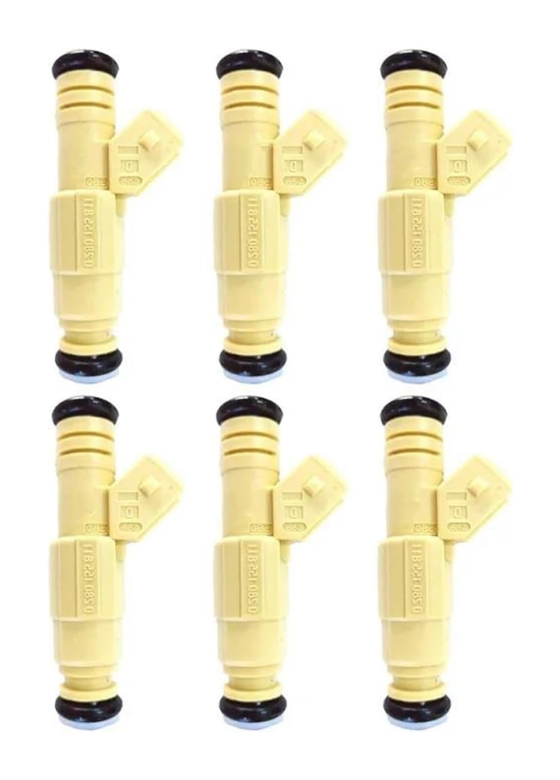 Qwqwfa One Color Petrol Fuel Injector For Commodore Vs Vt Vx Vy 3.8L V6 Supercharged L67 0280155868 0280155811 24508208 Fuel Injectors 380Cc