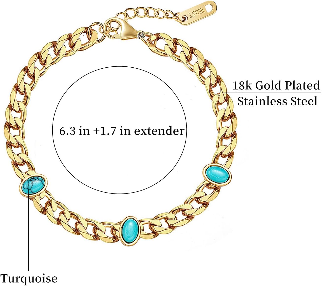 Jade Bracelet for Women Natural Stone Green Aventurine Bracelet Adjustable Real Jade Bracelets for Women - Image 6