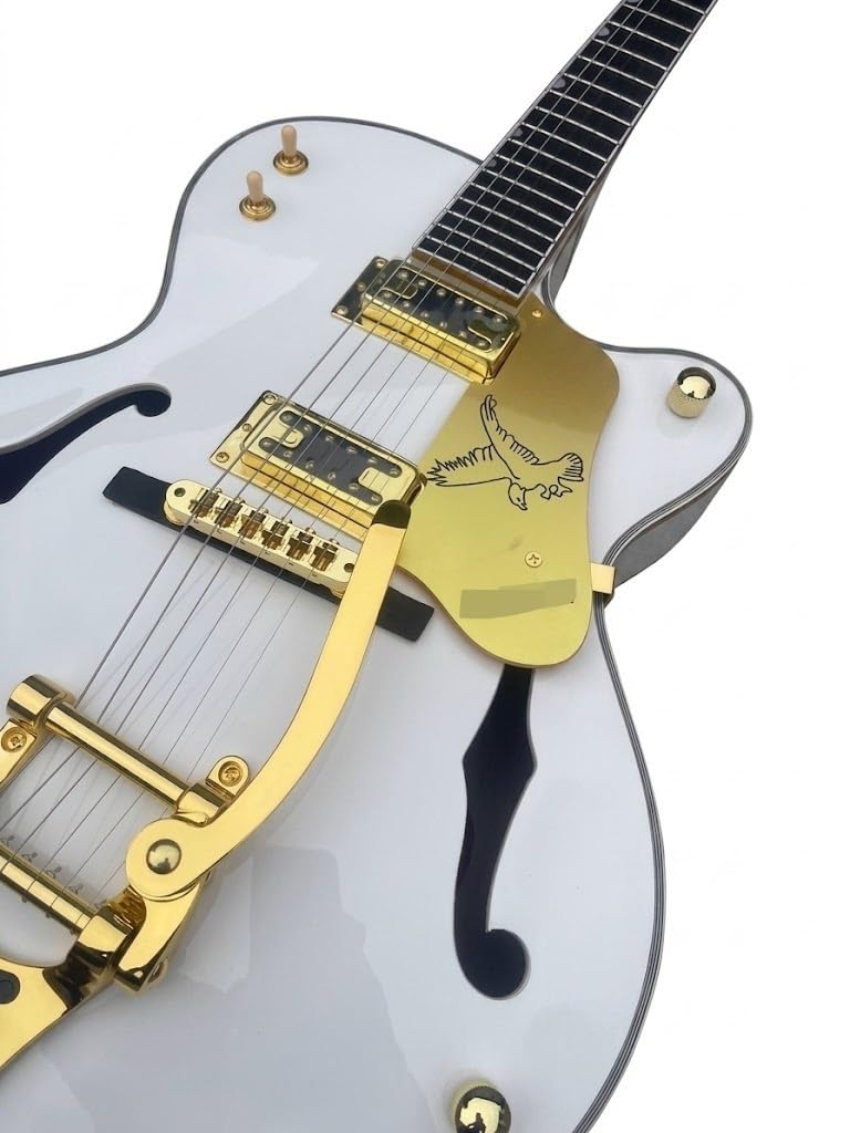 Chitarra elettrica a corpo solido, stile modificato a strisce personalizzate con tremolo bloccabile, 6 corde full size for hard rock (Guitarra Eléctrica)