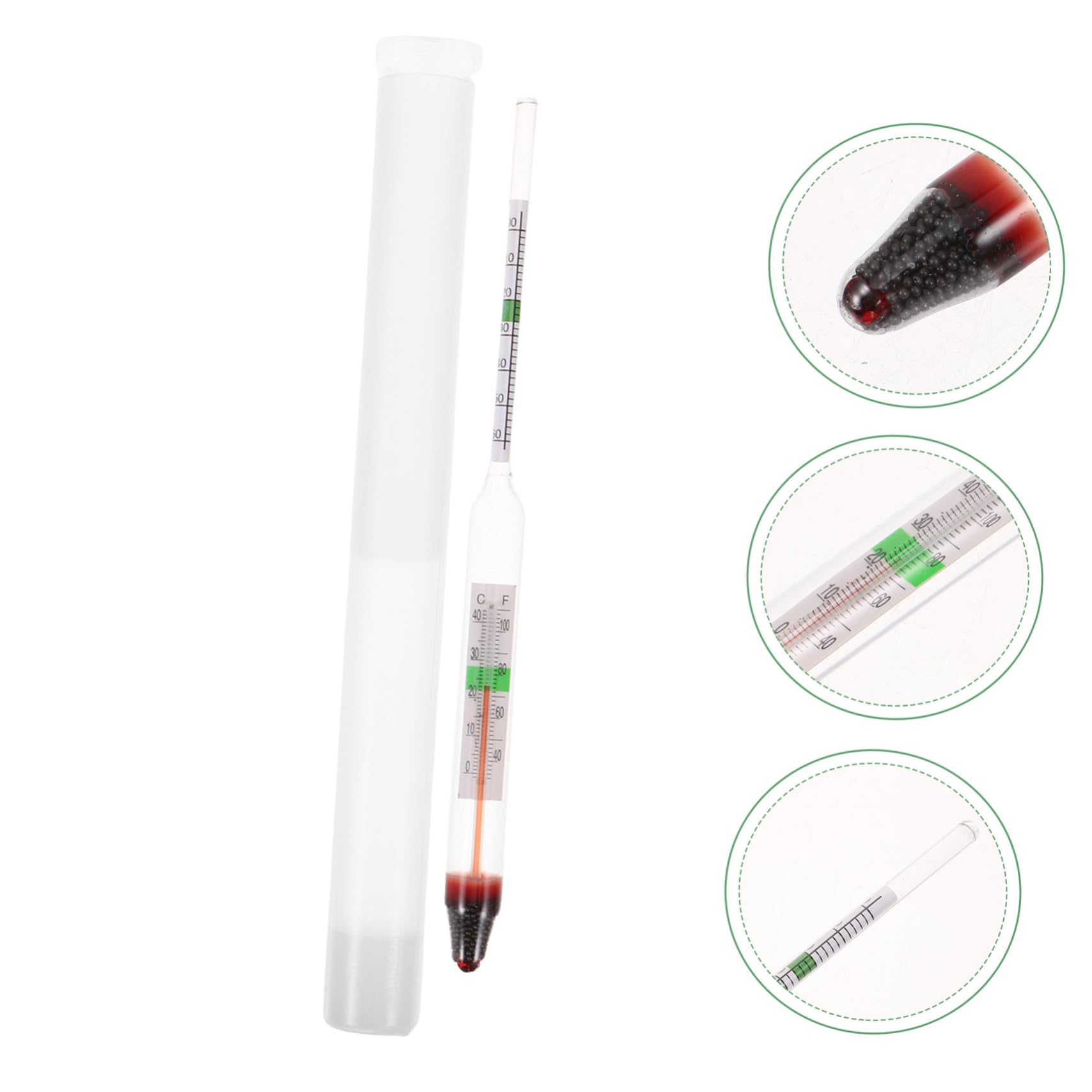 Toddmomy 10sätze Setzen Sie Wie Folgt Um -salinitätsmessgerät Für Aquarien Präziser Hydrometer Messung Salzgehalts Meerwasser Für Aquarien Schwimmbäder Und Aquakultur