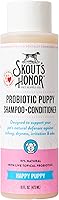 Skout's Honor Probiotic Dog Shampoo & Conditioner with Avocado Oil & Omega-3s - Natural Itch Relief, Sensitive Skin, 97% Natural 16oz