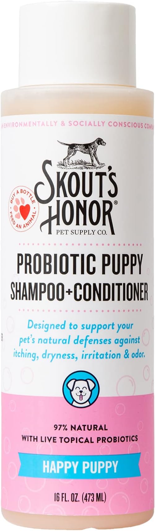 Skout's Honor Probiotic Pet Shampoo + Conditioner 16 oz