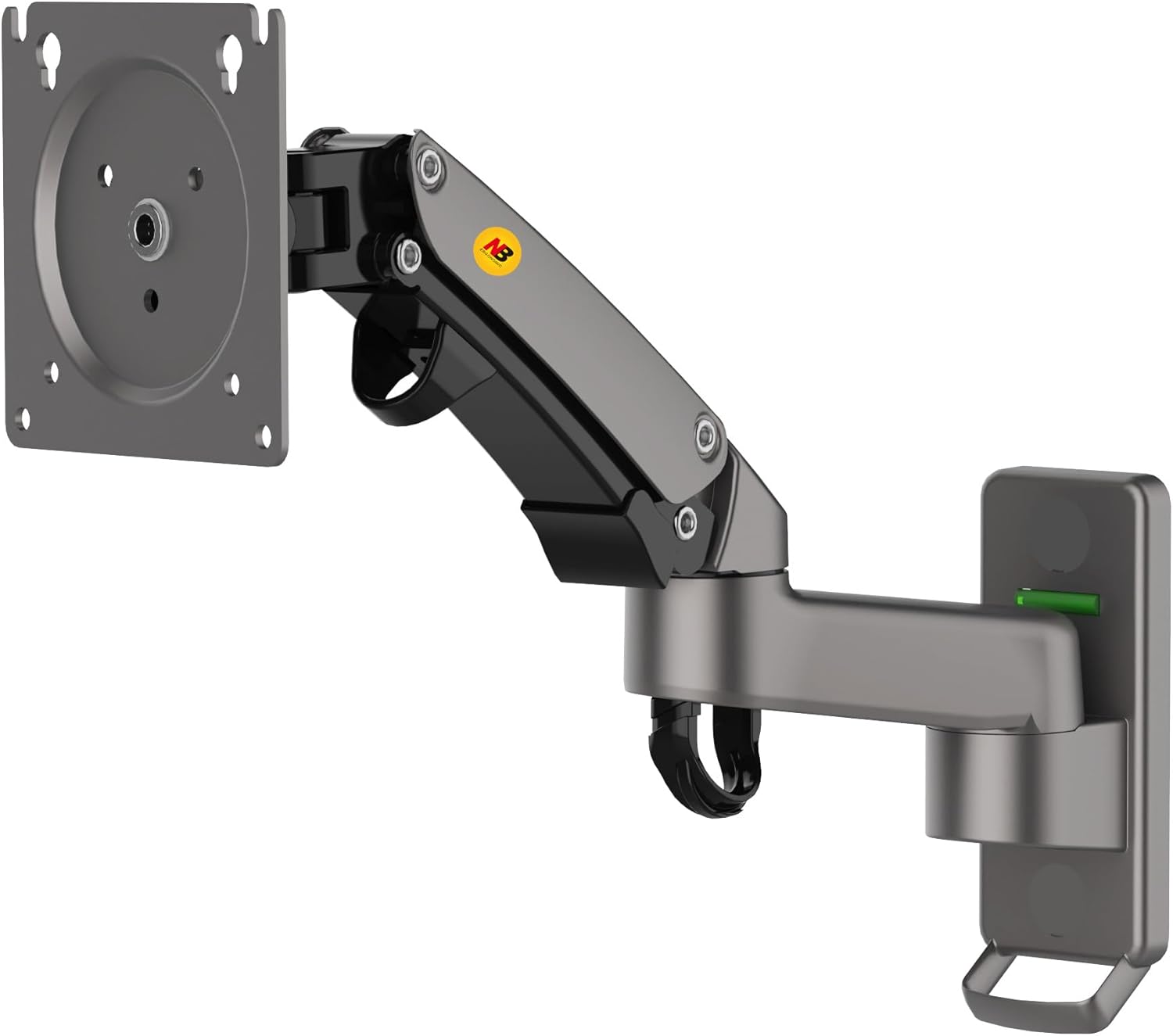 NB North Bayou TV Monitor Wall Mount Bracket Full Motion Articulating Swivel for 17-35" Monitors (Load Capacity from 6.6 to 26.4lbs) Double Extension F150