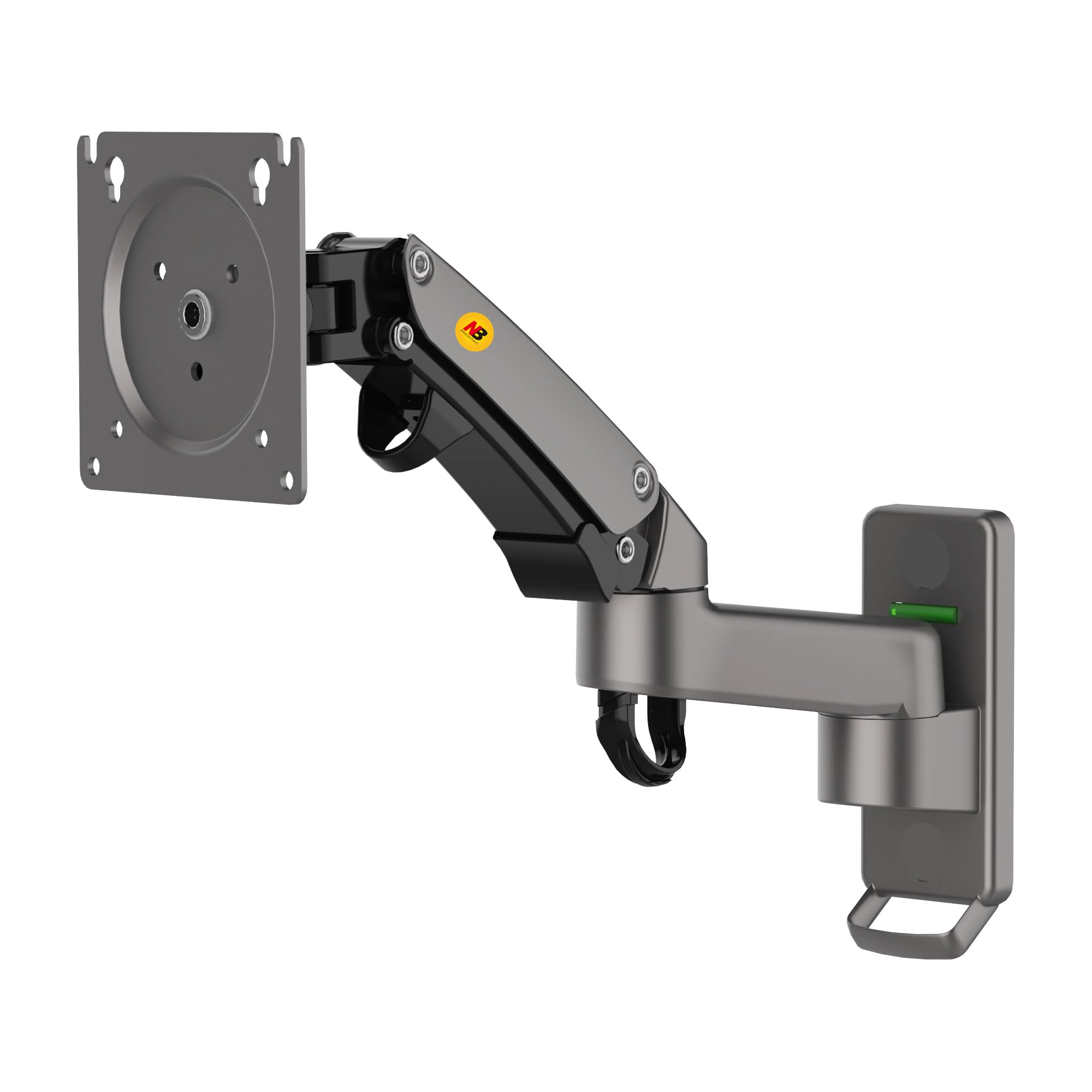 TV Monitor Wall Mount Bracket Full Motion Articulating Swivel for 17-35" Monitors (Load Capacity from 6.6 to 26.4lbs) Double Extension F150