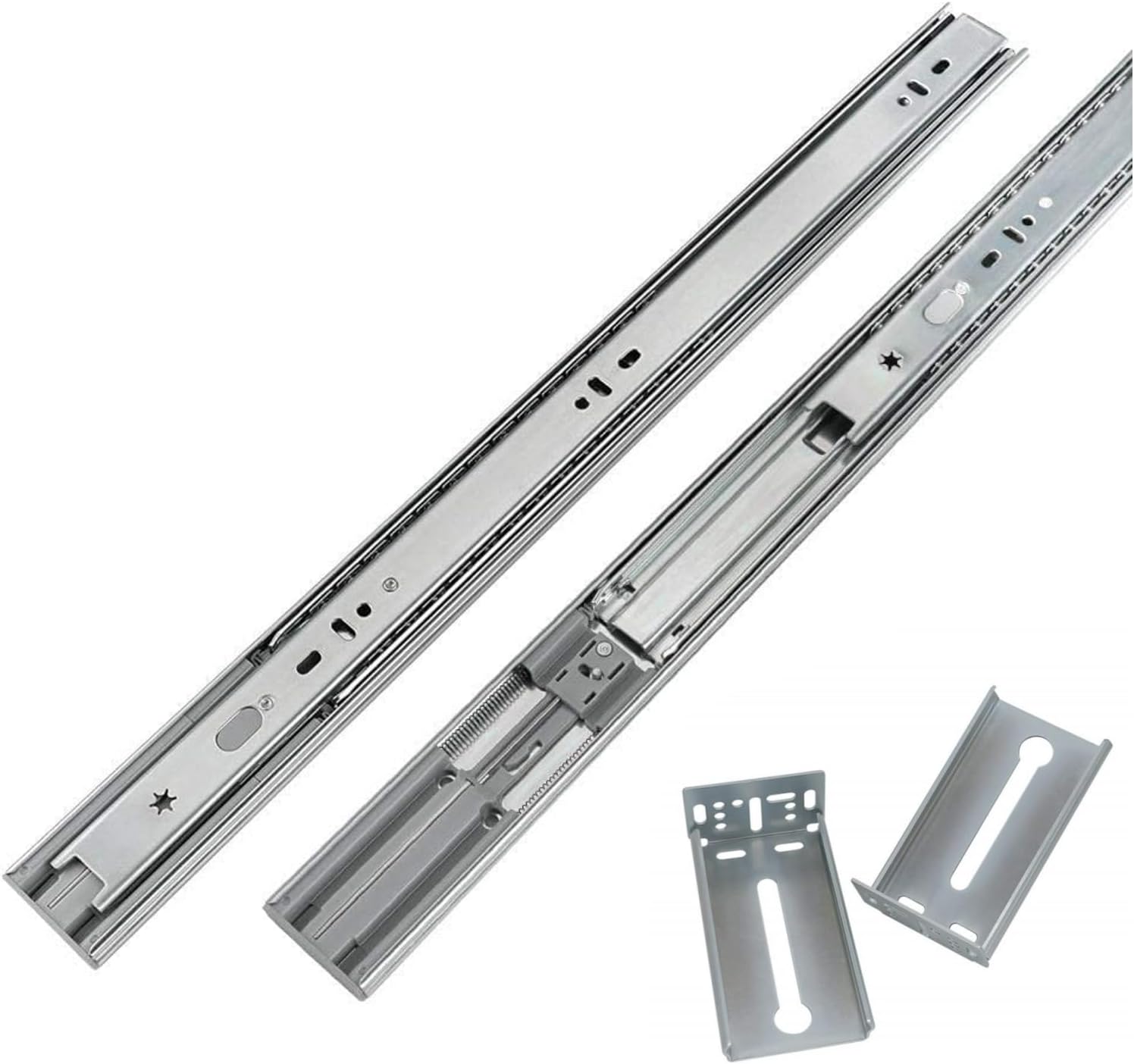 LONTAN 10 Pair Soft Close Drawer Slides 18 Inch Drawer Slides