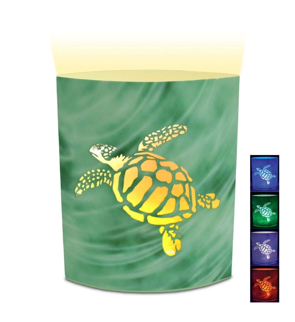 Amazon.com: Puzzled Sea Turtle LED Decorative Lanterns - Ocean/Sea