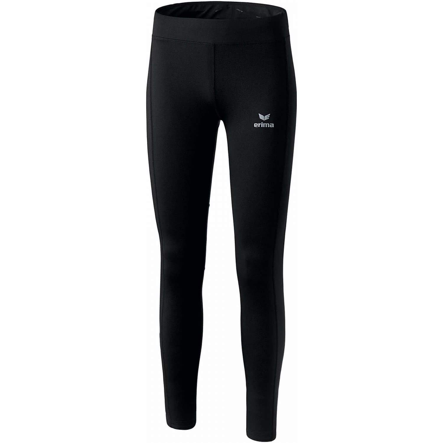 Erima Women's Performance Long Running Pants - Black, Size 34